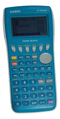 Calculadora Casio Fx-7400g Ii Color Azul