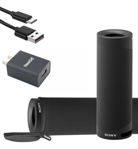 Sony Altavoz Bluetooth, Altavoces Portátiles Inalámbricos. Color Negro