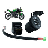 Cargador Usb De Motocicleta Para Kawasaki Ninja 400 Ninja650