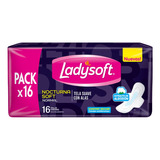 Toallas Femeninas Ladysoft Nocturna Soft Normal 16 U