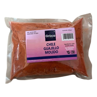 Chile Guajillo Molido 250 Grs. | MercadoLibre