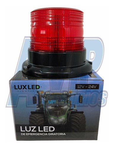 Baliza Intermitente Led 12v 24v Flash Rojo Ambar Azul A-vip