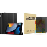 Funda Para iPad 10.2 9th 8th 7th Gen Y Mica Templada