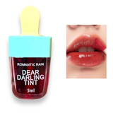 Labial Lip Gloss Tinta Coranea Rojo Brilloso Intenso 10g