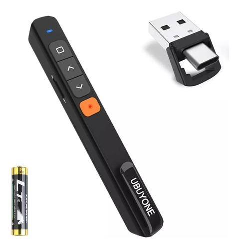 Presentador Diapositivas Powerpoint Receptor Usb Y Tipo C