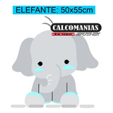 Elefante Decorativo Vinil Adhesivo Para Cuarto De Bebé