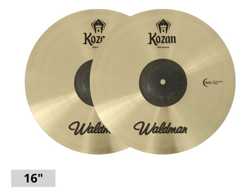 Prato De Bateria Chimbal Hi Hat 16 Kozan Waldman Par