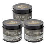 Kit X3 Pomada Cabello The Shaving Co Super Hold Noxidil H2