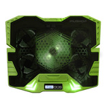 Cooler Suporte Base Notebook Gamer Led 2 Usb Com 5 Coolers 