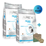 2 Costales Nupec Felino Kitten 3kg Para Gatito + Jabón 