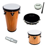 Kit Instrumentos De Samba E Percussão Completo Timba Repique