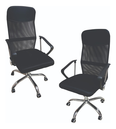 Dos Silla Ejecutiva Sillon Oficina Ajustable Escritorio