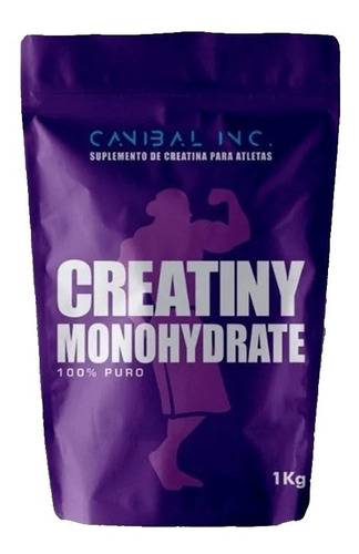 Creatiny 100% Puro Creatina Monohidratada 1kg - Canibal Inc