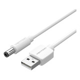 Cabo Energia Alimentaçao Usb A Para Dc 5,5mm 3a 1,5m Vention