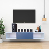 Mueble Flotante Para Tv Hogare Moderno Y Funcional 140 Cm