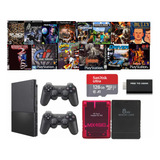 Playstation 2 Mx4sio 128 Gb Opl (sem Leitor De Dvd)