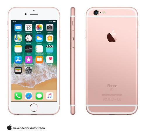  Apple iPhone 6s 32 Gb Ouro Rosa Vitrine 