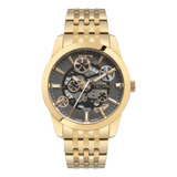 Relógio Dourado Masculino Technos 8215at 1p - Grande 46mm