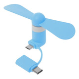 Ventilador Portatil Musb Tipo C Usb - Micro Usb Celes Motomo