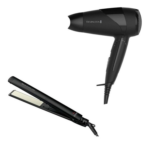 Combo Secador De Pelo Remington+ Planchita Gama Ultra Slim