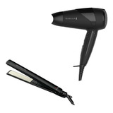 Combo Secador De Pelo Remington+ Planchita Gama Ultra Slim