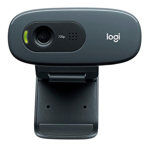 Câmera Web Logitech C270 Hd 720p Webcam Funciona Em Pc Notebook Xbox One Web Cam Com Microfone Filma Cabo Nota Fiscal