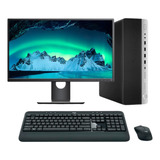 Equipo Completo Cpu Hp 800 G4 I5 8va 8ram 1tera Monitor 24