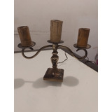 Antiguo Velador Candelabro A Restaurar Mirar Fotos 