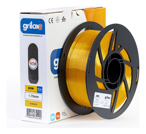 Filamento Seda Grilon3 Pla Silk 1,75mm 1kg | Icutech