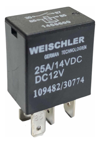 Micro Relay Weischler 12v 25a 4-pin 1458600 / 109482 / 30774