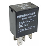 Micro Relay Weischler 12v 25a 4-pin 1458600 / 109482 / 30774