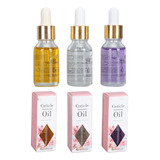 Aceite Para Cutículas De Uñas, 3 X 15 Ml, Hidratante Y Nutri