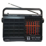 Rádio Portátil 7 Faixas-fm+om+5oc - Motobras - Rm-pft73ac