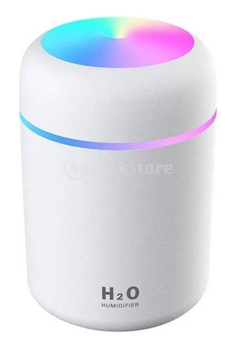 Humidificador  Difusor Aroma Ambientador Luz Led H2o Cilindr