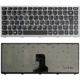 Teclado Lenovo Ideapad Z400 Touch Series Moldura Cinza