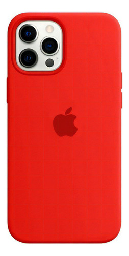 Capa Capinha Silicone Para iPhone 13 Pro Vermelho