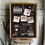 Cuadro Personalizado Día De La Madre Regalo Feliz Día Mamá