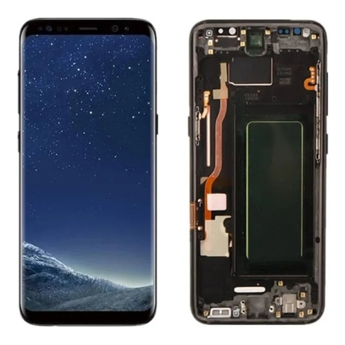 Tela Display Touch Lcd Para Galaxy S8 Plus Oled C/aro + Cola