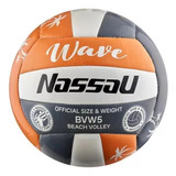 Pelota Nassau De Volley Wave N°5 Soft Touch Naranja