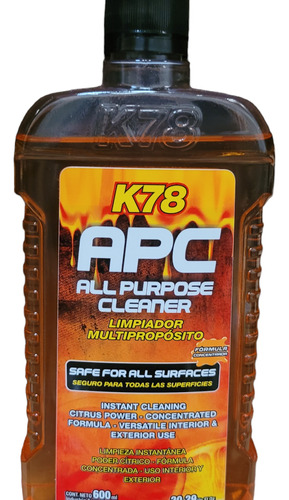 Apc Limpiador Multiproposito K78 600 Ml Tapizados Motores