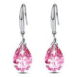 Ml S925 Pendientes De Cristal Con Elemento Swarovski De Tala