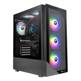 Caja Thermaltake View 200 Tg 3x120mm Argb Black / Ca-1x3-00m