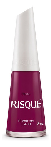 Esmalte Risque Moletom E Salto 8ml Color Bordó