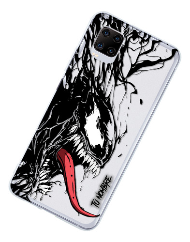 Funda Para Zte Venom Spiderman Personalizada Tu Nombre