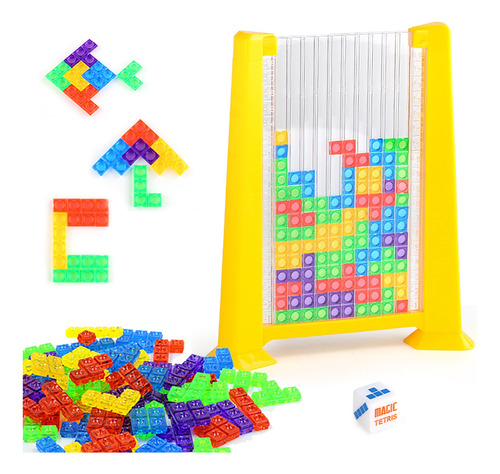 Puzle Infantil Tetris Diy, Bloque De Construcción Tridimensi