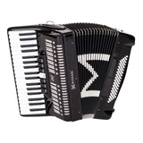 Acordeon Michael Acm8007n Spb 80 Baixos Preto Sólido