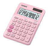 Calculadora 12 Dígitos Casio Ms-20uc Color Pastel Escritorio Color Rosa Bebe