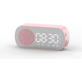 Reloj Despertador Digital Bluetooth Con Bocina Altavoz Mic