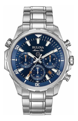 Reloj Bulova Hombre 96b256 Marine Star Cronografo Sumergible