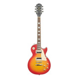 Guitarra Eléctrica EpiPhone Modern Collection Les Paul Classic De Caoba Heritage Cherry Sunburst Desgastado Con Diapasón De Laurel Indio